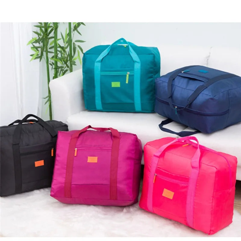 Sac Voyage Pliable Multifonctionnel - Bagage Portable Épaule Rangement