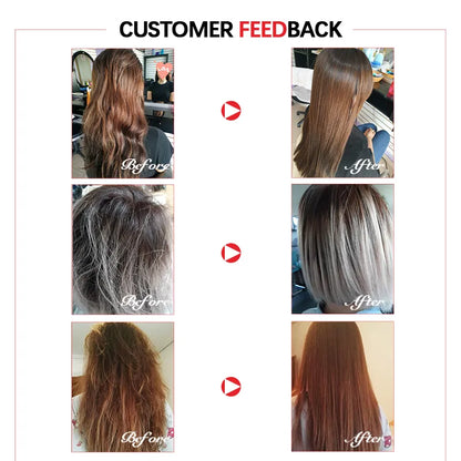 Traitement Kératine MMK 120ml Huile Coco Lissage Cheveux Sans Formol + Peigne Gratuit