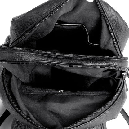 Sac à Dos Femme Cuir Haute Qualité Vintage - Backpack Voyage École Filles