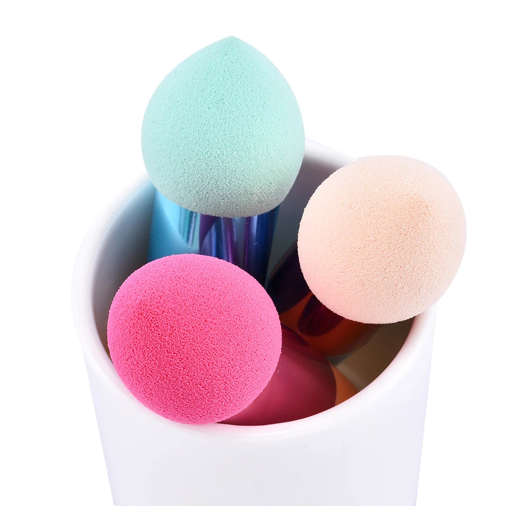 Éponge Maquillage Œuf Beauty Blender - Puff Fondation Poudre Teint Parfait Sans Défaut