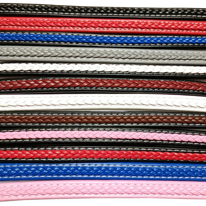 Bracelet Cuir Tressé Wrap Punk – Fermoir Magnétique Caché Acier Inox Femme