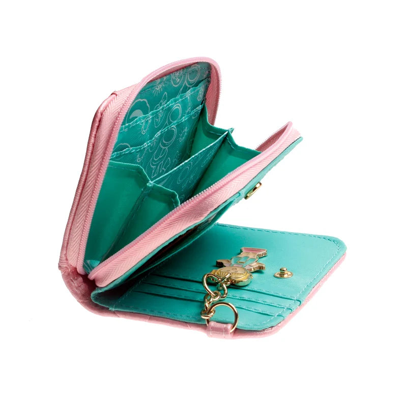 Portefeuille Matelassé Rose Femme - Porte-Monnaie Élégant avec Compartiments Cartes et Pièces