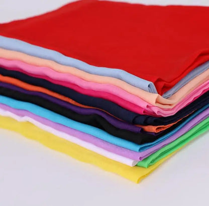 Foulard Soie Mousseline Luxe Femme - Écharpe Tête Plage Bandana Hijab Été