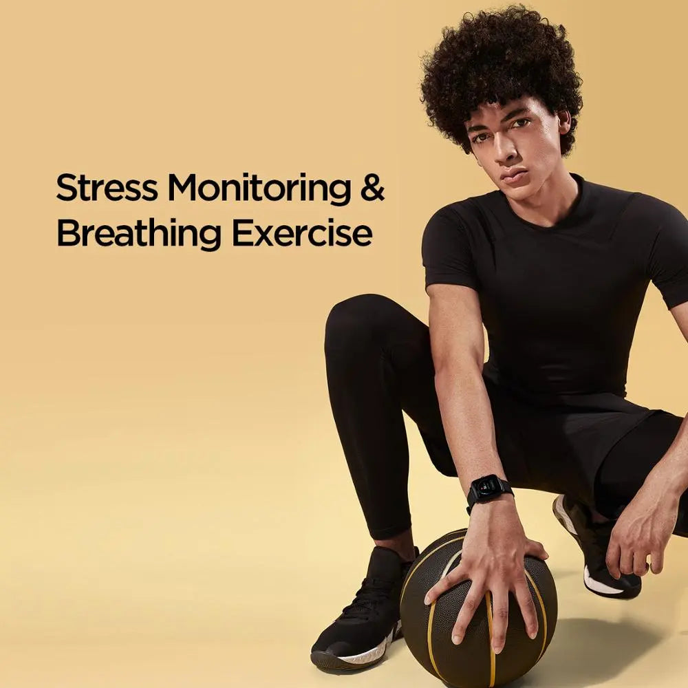 Montre Connectée Amazfit Bip U Reconditionnée - 60+ Sports Fitness Tracker Écran 1.43