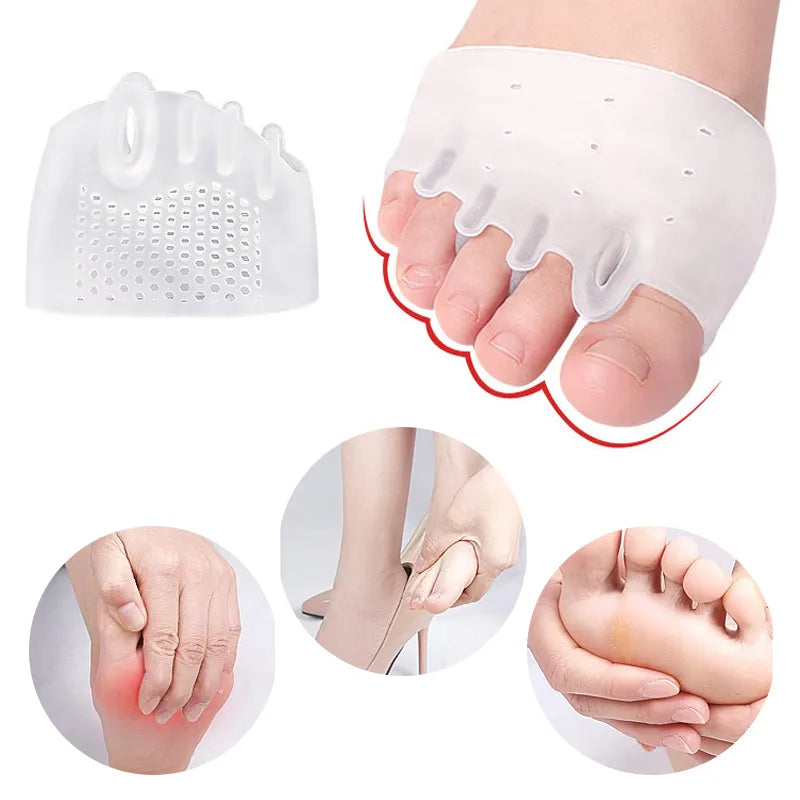 Séparateur Orteils Hallux Valgus - Correcteur Oignon Pied Orthopédique Silicone 2pcs