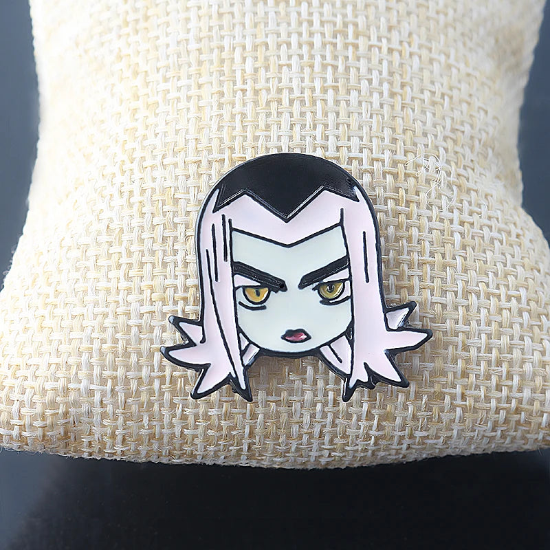 Broche Badge JoJo's Bizarre Adventure Chapeau Kujo Jotaro – Pin's Métal Anime Cosplay Unisexe