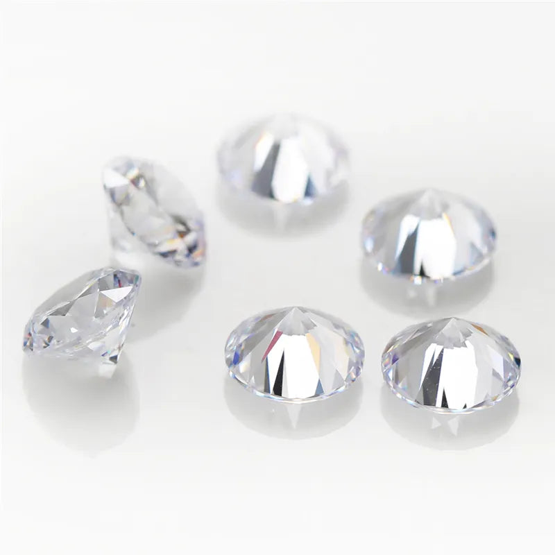 Lot 1000 Pierres Zircone Cubique AAAAA Blanches 0.8mm - Rondes Loose CZ Bijoux DIY
