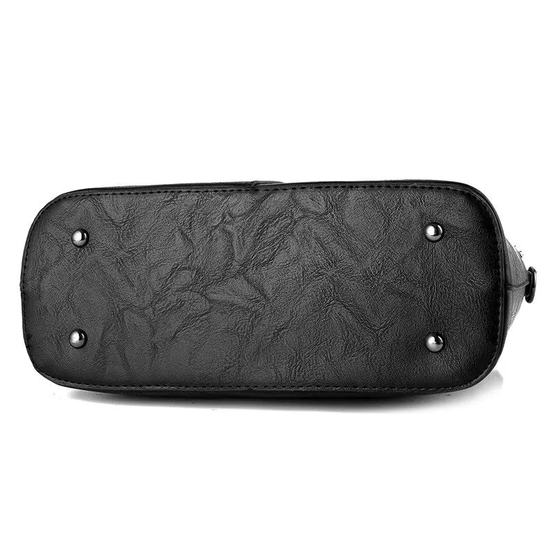 Sac à Main Femme Cuir Luxe Rouge - Crossbody Designer Grande Capacité 31x13x24cm