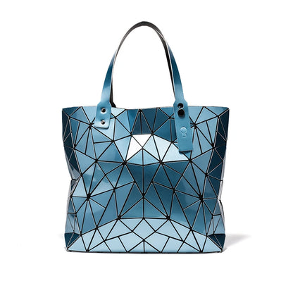 Sac à Main Femme Hologramme Géométrique Luxe - Tote Plage Épaule Grande Capacité