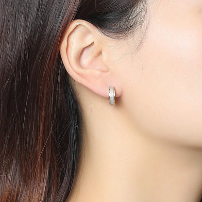 Petites Boucles Oreilles Créoles VNOX Acier Inoxydable - Hoop Punk Rock Homme Femme Unisexe