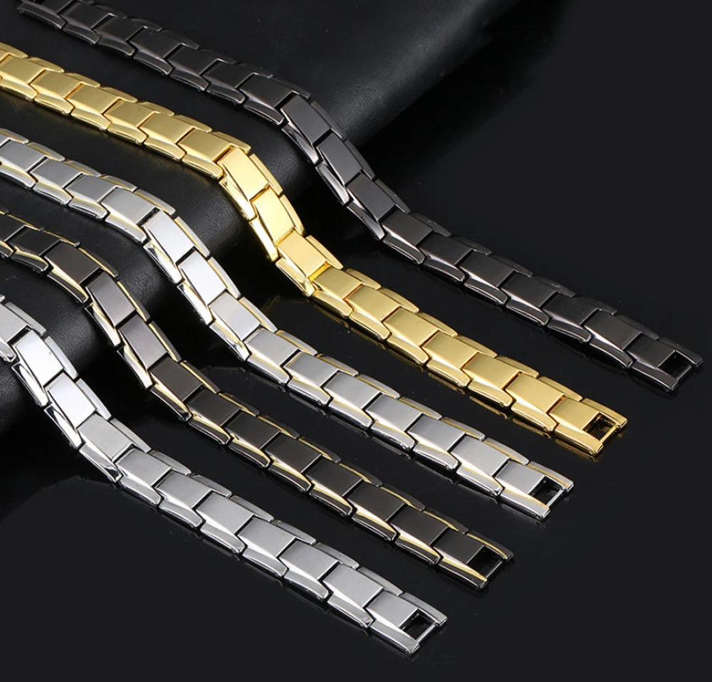 Bracelet Hématite Cuivre Magnétique Thérapeutique Homme – 5 Coloris
