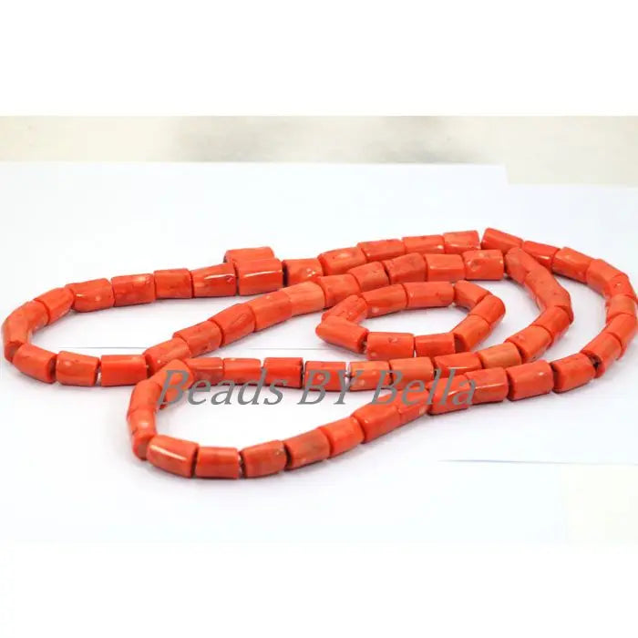 Ensemble Bijoux Perles Corail Naturel – Parure Marié Africain Orange