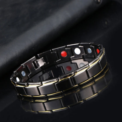 Bracelet Hématite Cuivre Magnétique Thérapeutique Homme – 5 Coloris