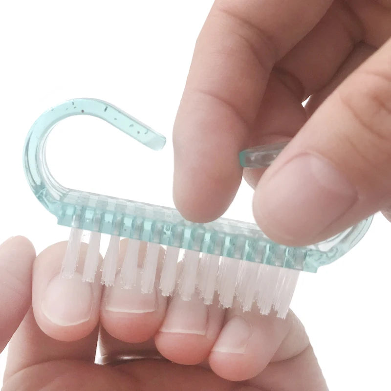 Lot 10 Brosses Ongles Nettoyage Doux - Manucure Pédicure Acrylique Gel DIY Kit