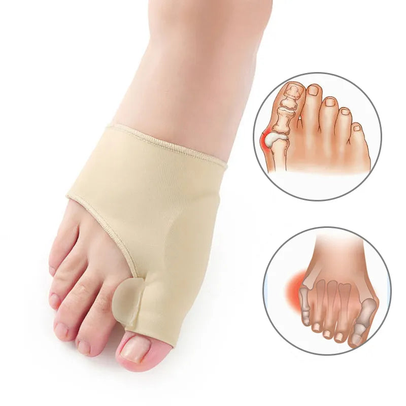 Correcteur Orteil Hallux Valgus 2pcs - Orthèse Oignon Pied Protecteur Pédicure Redresseur