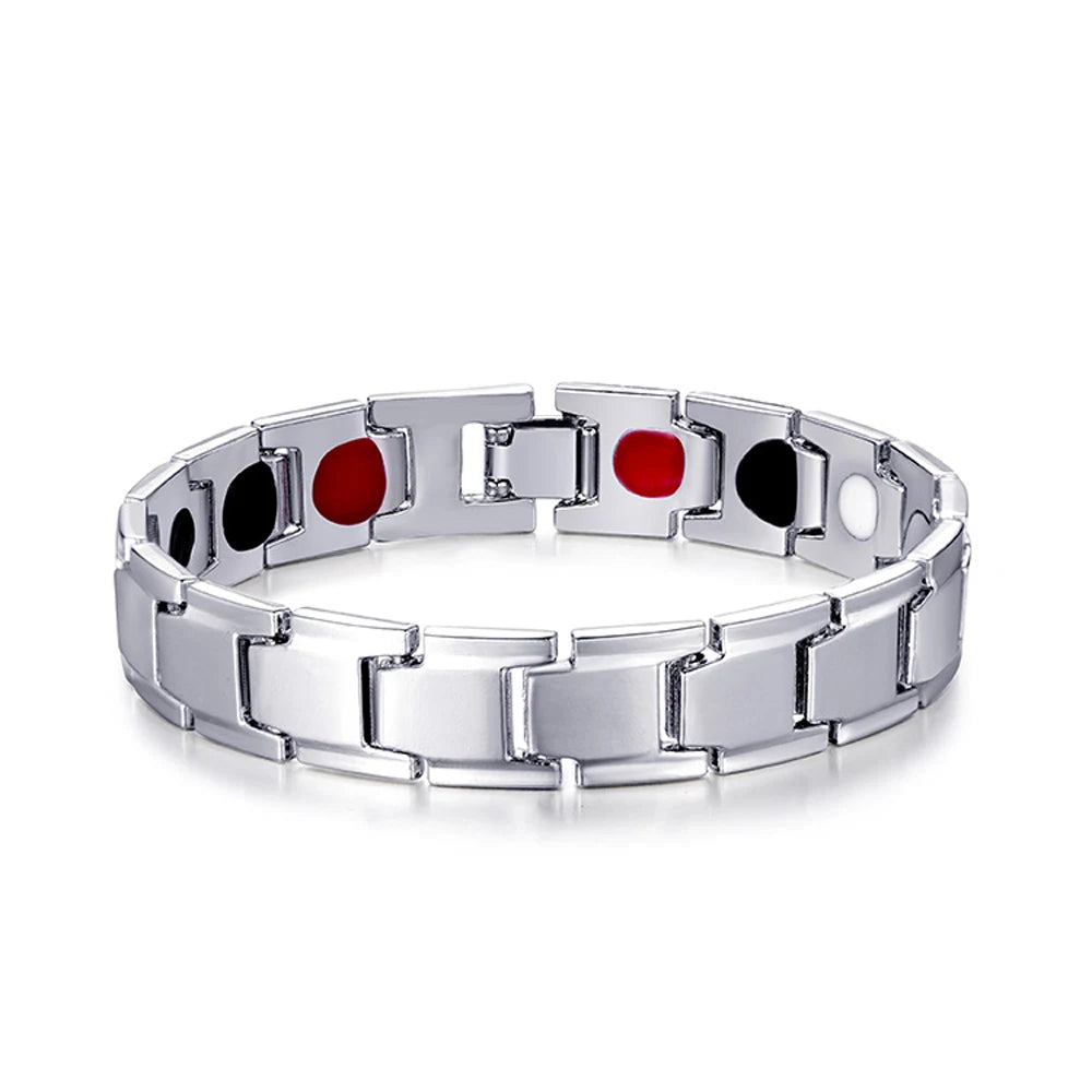 Bracelet Hématite Cuivre Magnétique Thérapeutique Homme – 5 Coloris