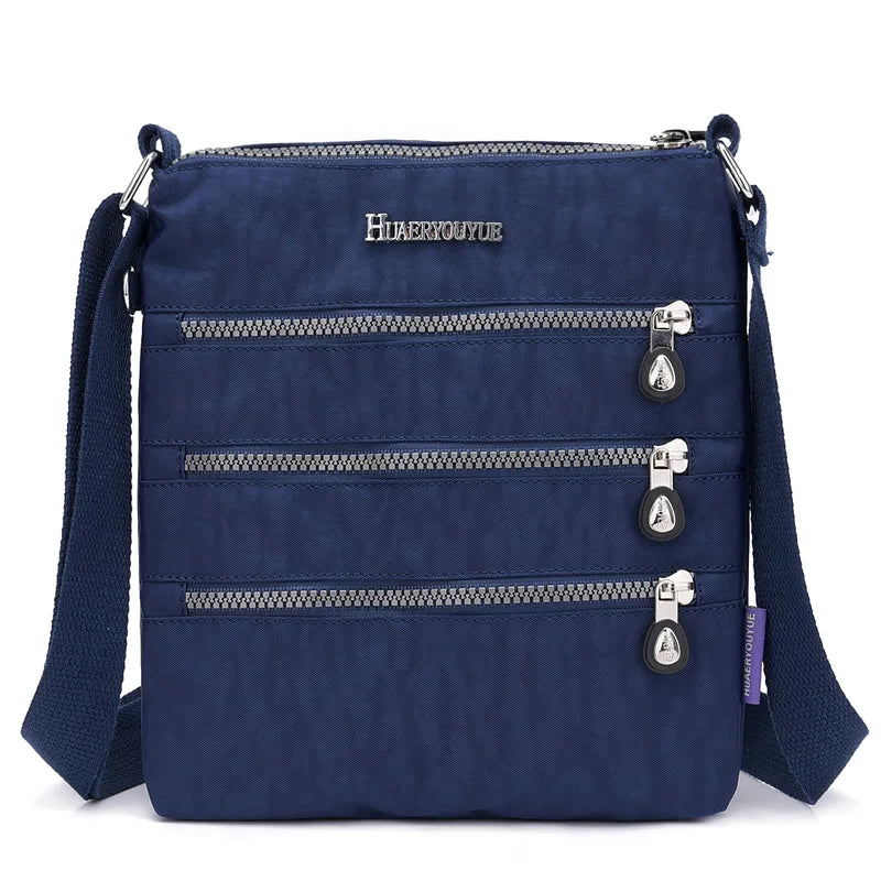 Sac Messenger Femme Nylon Imperméable - Crossbody Bandoulière Grande Capacité