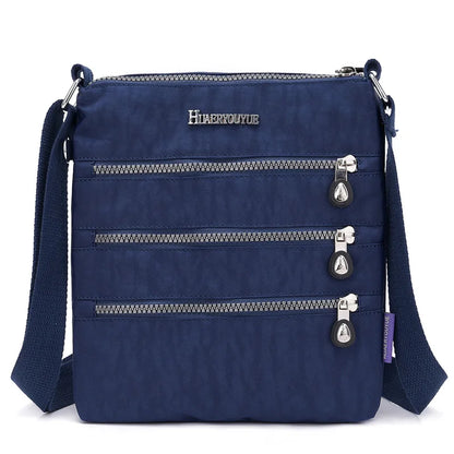 Sac Messenger Femme Nylon Imperméable - Crossbody Bandoulière Grande Capacité