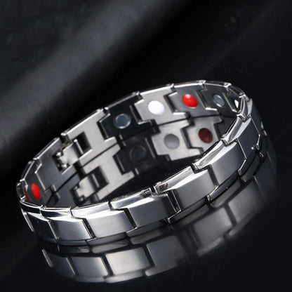 Bracelet Hématite Cuivre Magnétique Thérapeutique Homme – 5 Coloris