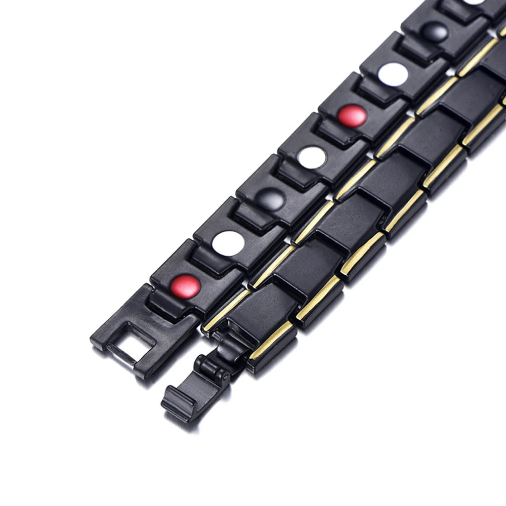 Bracelet Hématite Cuivre Magnétique Thérapeutique Homme – 5 Coloris
