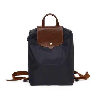 Sac à Dos Femme Nylon Imperméable - Backpack École Voyage Léger Résistant Eau Grande Capacité