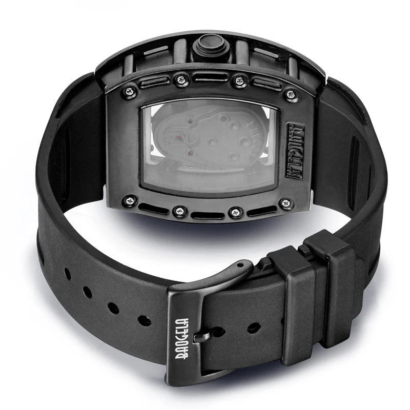 Montre Homme BAOGELA Tête de Mort Pirate - Montre Quartz Militaire Silicone Étanche