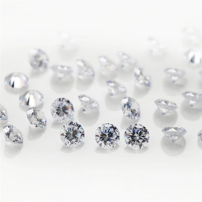 Lot 1000 Pierres Zircone Cubique AAAAA Blanches 0.8mm - Rondes Loose CZ Bijoux DIY