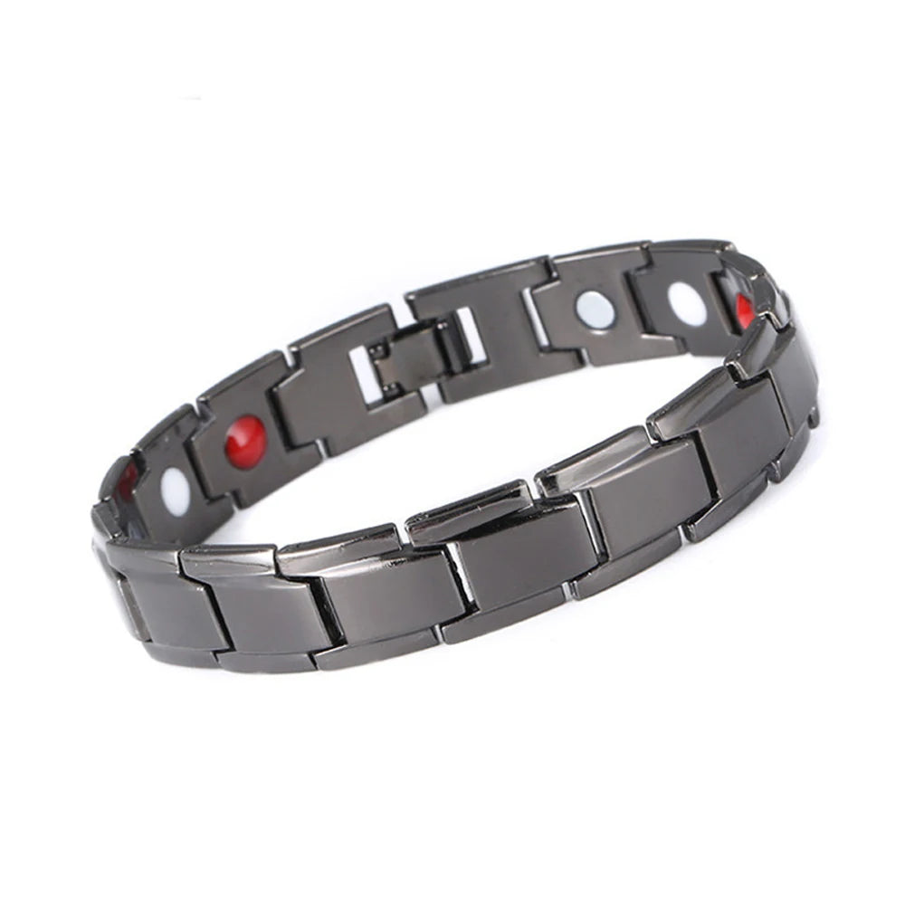 Bracelet Hématite Cuivre Magnétique Thérapeutique Homme – 5 Coloris
