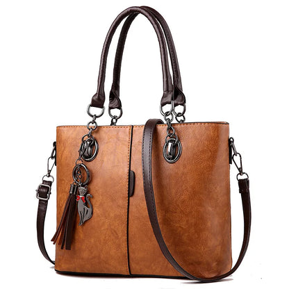 Sac à Main Femme Cuir Luxe Rouge - Crossbody Designer Grande Capacité 31x13x24cm