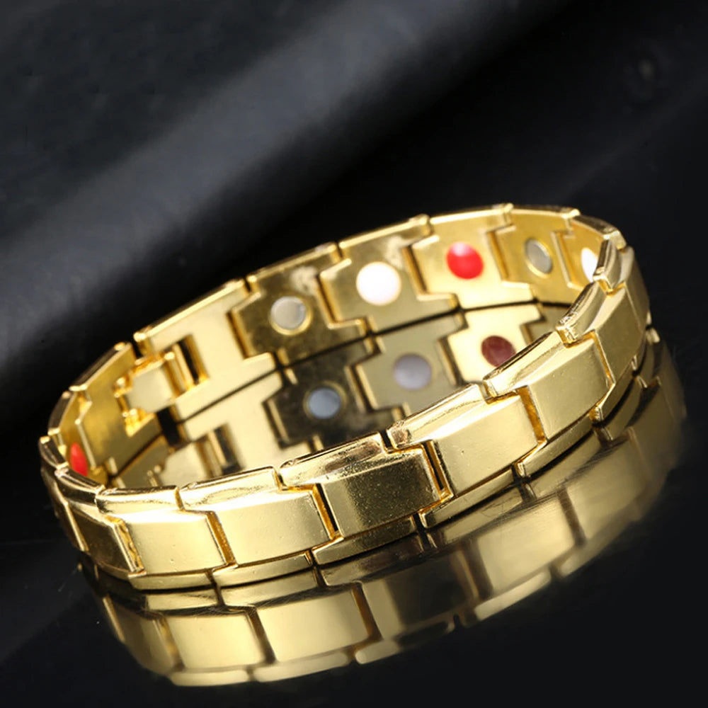 Bracelet Hématite Cuivre Magnétique Thérapeutique Homme – 5 Coloris