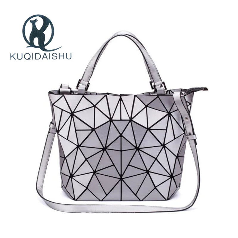 Sac Bucket Femme Géométrique Bao Designer - Tote Luxe Bandoulière Casual