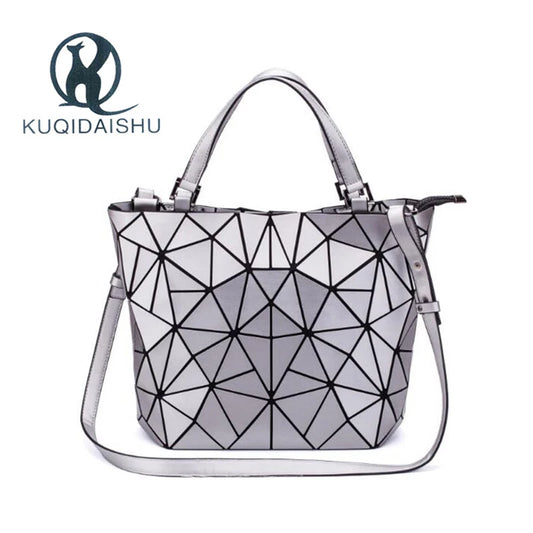Sac Bucket Femme Géométrique Bao Designer - Tote Luxe Bandoulière Casual