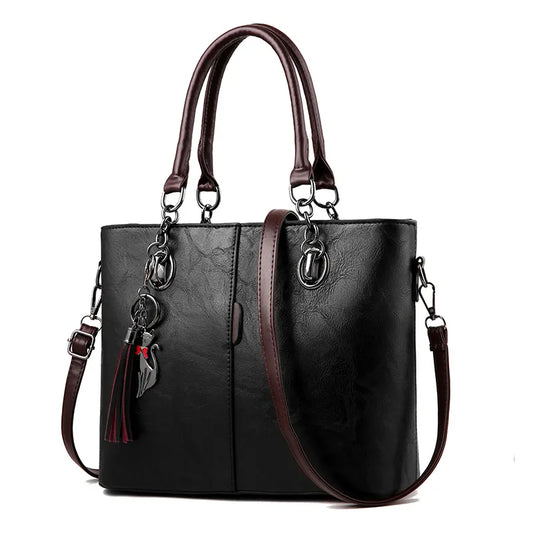 Sac à Main Femme Cuir Luxe Rouge - Crossbody Designer Grande Capacité 31x13x24cm
