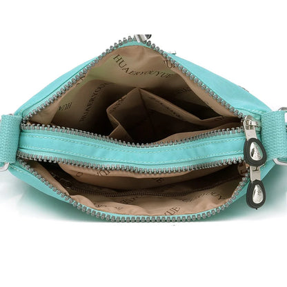 Sac Messenger Femme Nylon Imperméable - Crossbody Bandoulière Grande Capacité