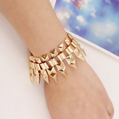 Bracelet Manchette Femme Or KMVEXO - Jonc Alliage Statement Design 2026
