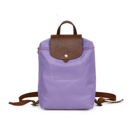 Sac à Dos Femme Nylon Imperméable - Backpack École Voyage Léger Résistant Eau Grande Capacité