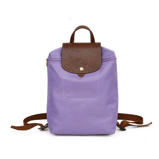 Sac à Dos Femme Nylon Imperméable - Backpack École Voyage Léger Résistant Eau Grande Capacité