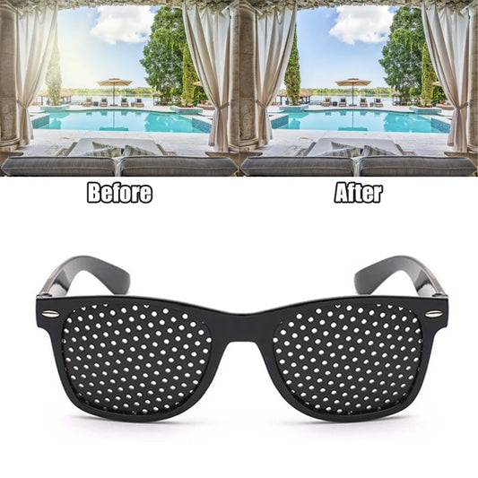 Lunettes Anti-Myopie à Trous Sténopéiques - Correction Vision Naturelle et Réduction Fatigue Oculaire