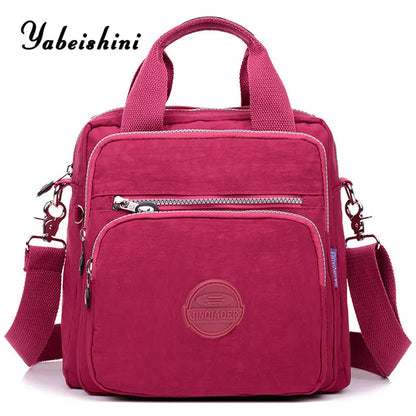 Sac Messenger Femme 3 Fermetures Éclair - Crossbody Designer Organisé