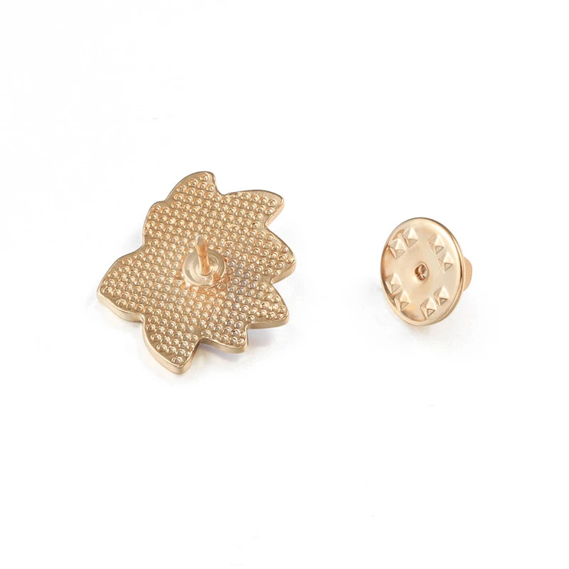 Pin's Émaillé Fleur de Lotus Blanc Bouddhiste – Broche Badge Spirituel Japonais Unisexe