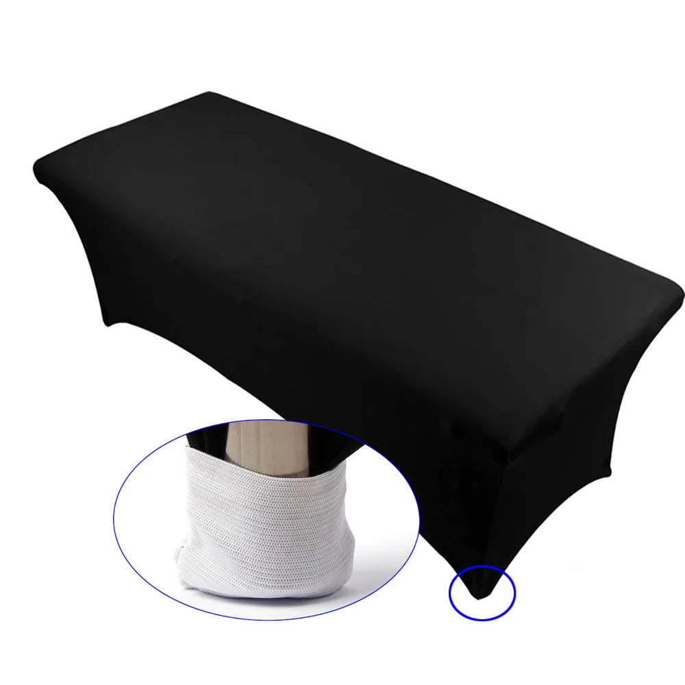 Drap Table Extension Cils Élastique Professionnel - Housse Lit Esthétique Stretchable Salon Beauté Bleu
