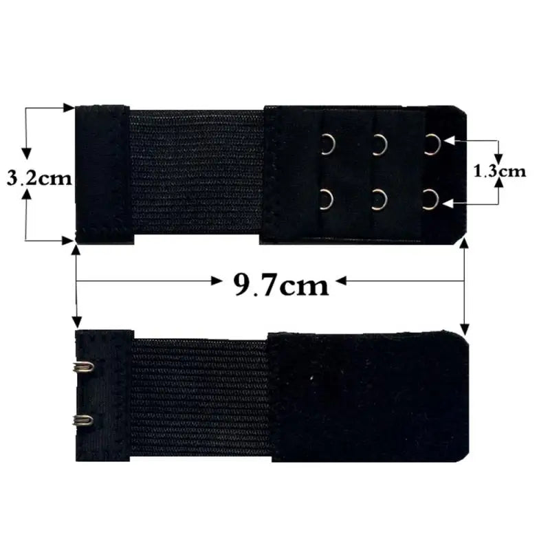 Extension de Soutien-Gorge 3 Rangées 2 Crochets - Rallonge Ajustable pour Femme