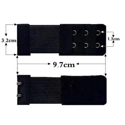 Extension de Soutien-Gorge 3 Rangées 2 Crochets - Rallonge Ajustable pour Femme