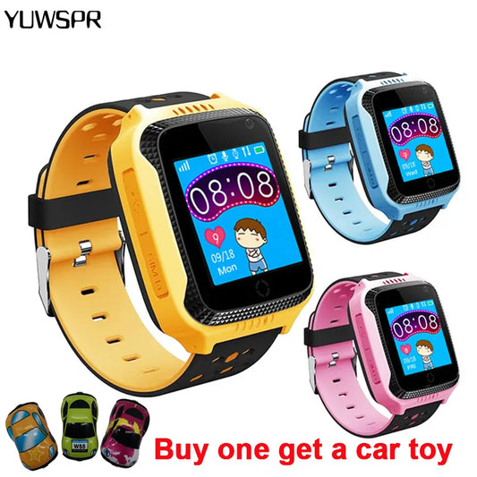 Montre Intelligente Enfant GPS Tracker SOS - Smartwatch Enfants Caméra Localisation