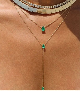 Collier Argent Sterling 925 Zircone Cubique - Pendentif Solitaire Délicat 5mm