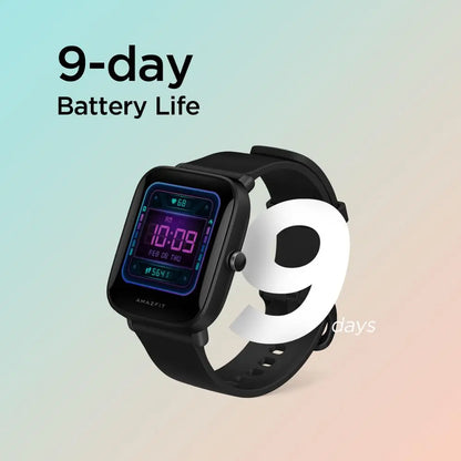 Montre Connectée Amazfit Bip U Reconditionnée - 60+ Sports Fitness Tracker Écran 1.43