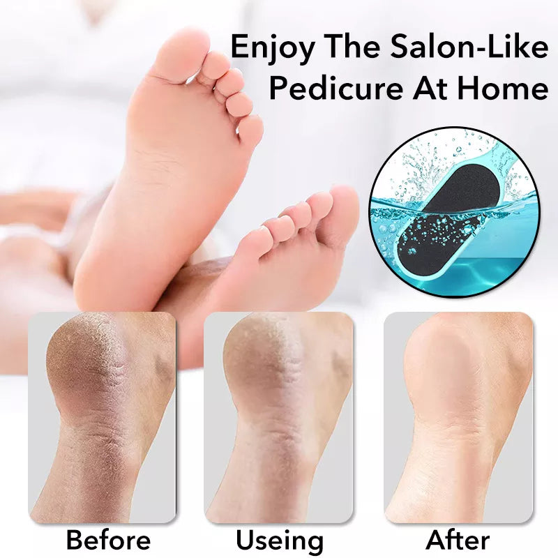 Râpe Pieds Professionnelle Double Face Pédicure - Lime Callosités Peaux Mortes Soins Podologie