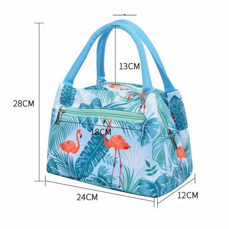 Sac à Lunch Isotherme en Toile - Sac Repas Portable Grande Capacité