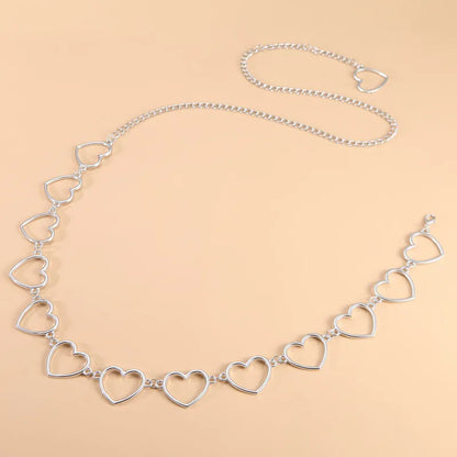 Chaîne de Taille Corps Cœur Minimaliste – Bijou Ventre Bohème Été Plage Femme