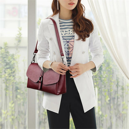 Sac à Main Luxe Cuir Mouton Femme - Crossbody Messenger Designer Premium